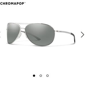 SMITH SERPICO SLIM SUNGLASSES - Silver